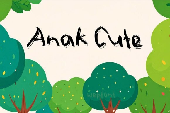 Anak Cute: A Playful Typeface for Brand Identity