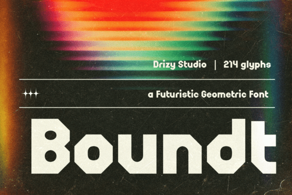 Boundt Typeface for Modern Craft Projects