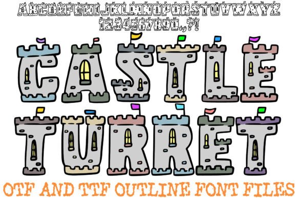 Castle Turret: A Decorative Font for Bold Web Headers