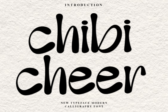 Chibi Cheer: The Playful Typeface for Branding