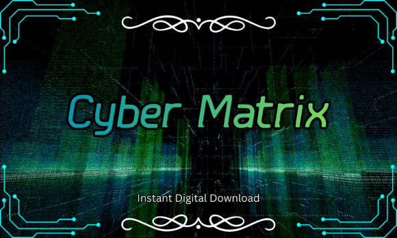 Cyber Matrix: A Futuristic Typeface for Modern Brands
