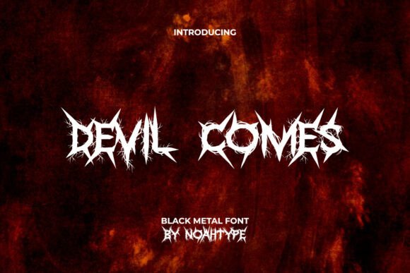 Devil Comes Typeface for Bold Branding