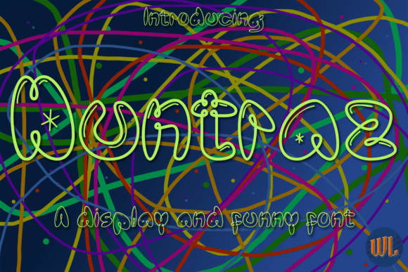 Duntraz: A Playful Decorative Font for Branding