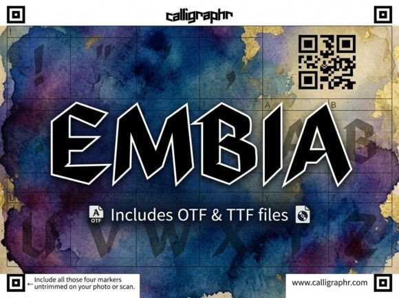 Embia: A Bold Display Font for High-Impact Campaigns