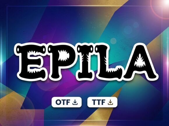 Epila: A Playful Display Font for Bold Web Headers
