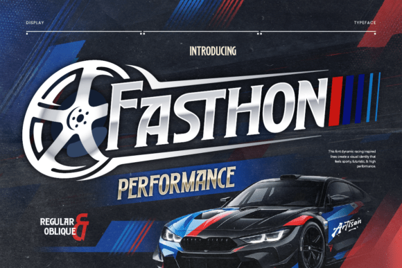 Fasthon: The High-Speed Display Font for Bold Brands
