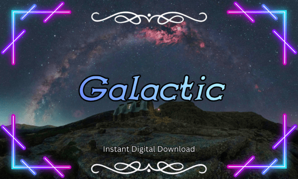 Galactic Font: Bold Retro Sci-Fi Type for Makers