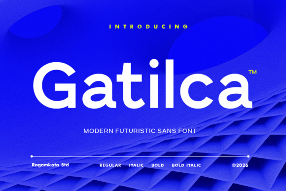 Gatilca: The Modern Sans Serif Font for Crafters