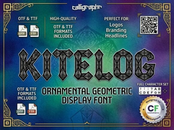 Kitelog: A Commanding Ornamental Display Typeface