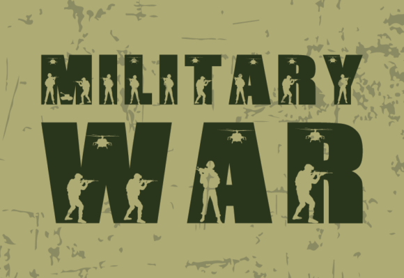 Military War Typeface for Bold Editorial Design