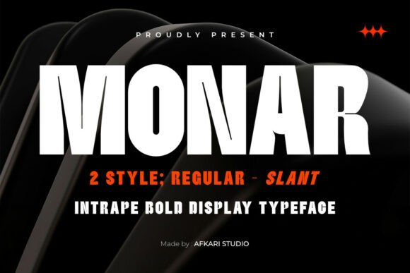Monar: A Bold Display Typeface for Modern Web Design