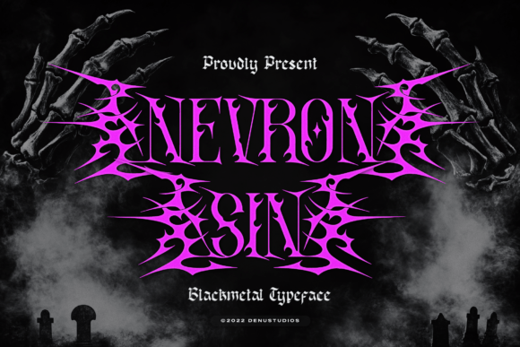 Nevron Sin: A Bold Blackletter Typeface for Makers
