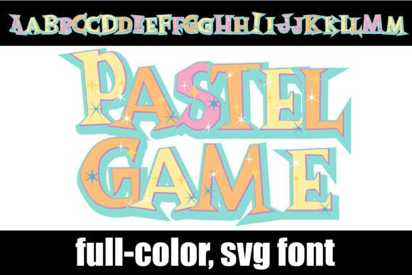 Pastel Game Typeface for Bold Branding