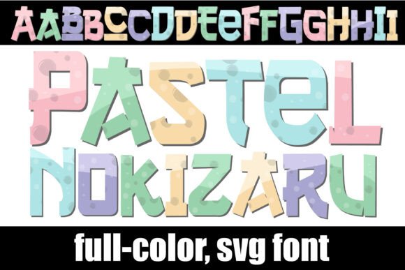 Pastel Nokizaru Typeface for Modern Web Design