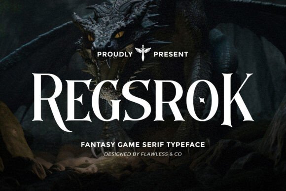 Regsrok Typeface: A Fantasy Serif for Bold Branding