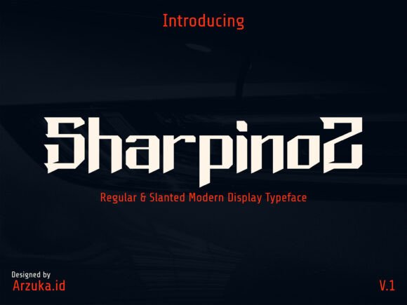 Sharpinoz Typeface for Bold Web Design
