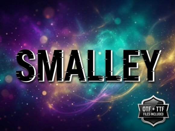 Smalley: A Bold Display Font for Digital Turbulence