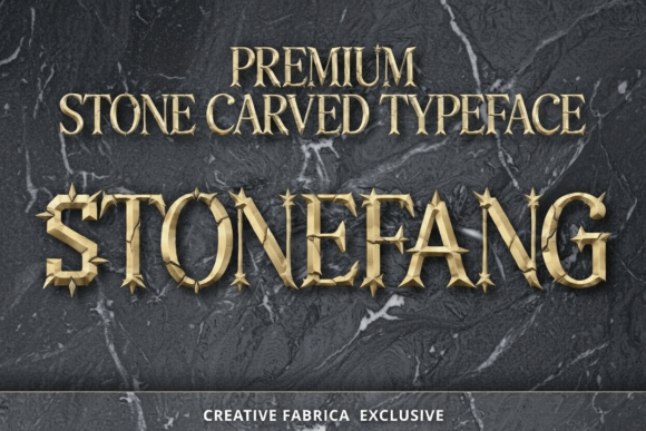Stonefang Typeface Review for Bold Branding