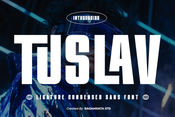 Tuslav: A Bold Sans Serif Font for Modern Crafts