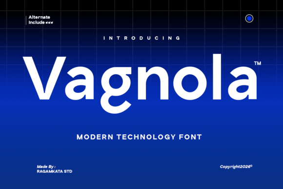 Vagnola: A Modern Typeface for Digital Brands