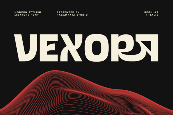 Vexora: A Modern Sans Serif Display Font